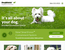 Tablet Screenshot of dogwatchofmuskoka.com